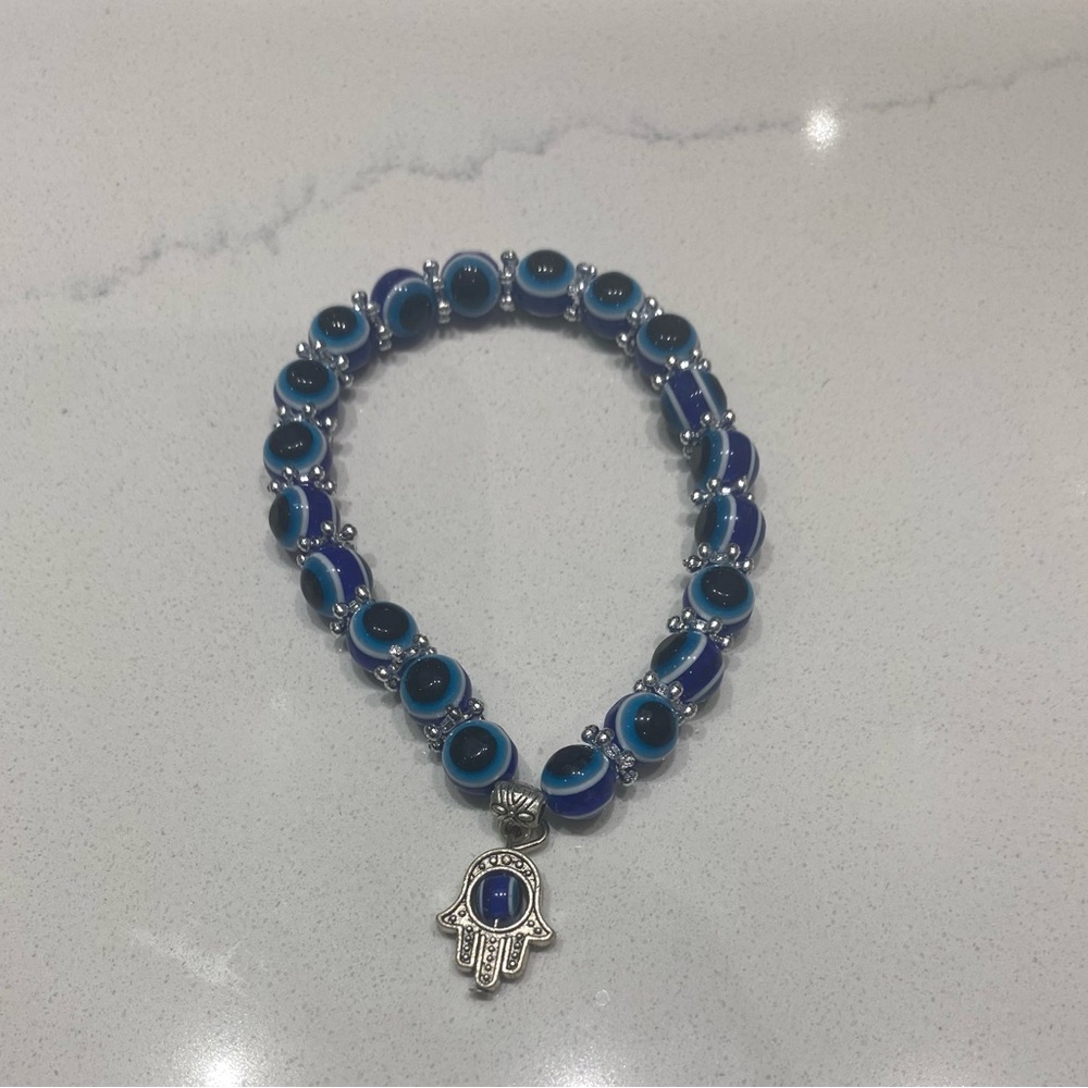Blue eye Khamsa bracelet